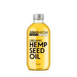 Zero High Hemp Seed Oil | One Month Supply | 16 Ounces