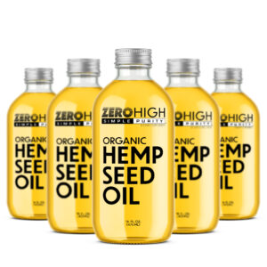 Zero High Hemp Seed Oil | Six Month Supply | 6 Bottles x 16 Ounces